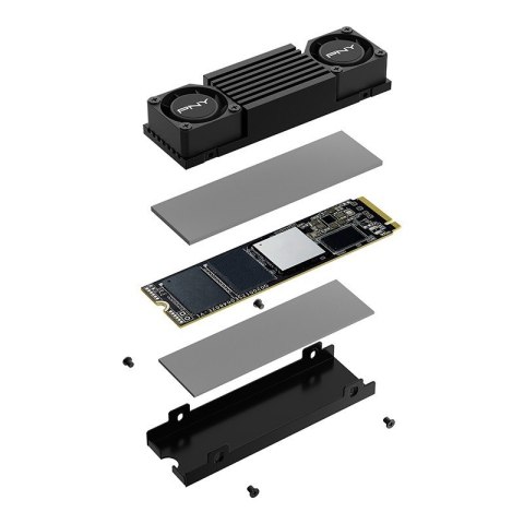 Dysk SSD 1TB M.2 2280 CS3150 M280CS3150HS-1TB-RB BLACK HEATSINK