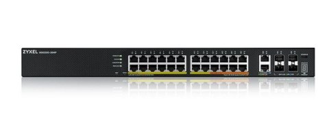 Przełącznik dostępowy L3 24 porty PoE,10GbE RJ-45, 4 porty 10GbE SFP+ XGS2220-30HP-EU0101F