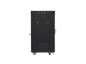 Szafa stojąca 19 cali 22U 600x600 drzwi perforowane LCD (Flat pack) V2 czarna