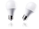 Żarówka LED E27 9W=60W ciepła jasna 3000K, 2 pack