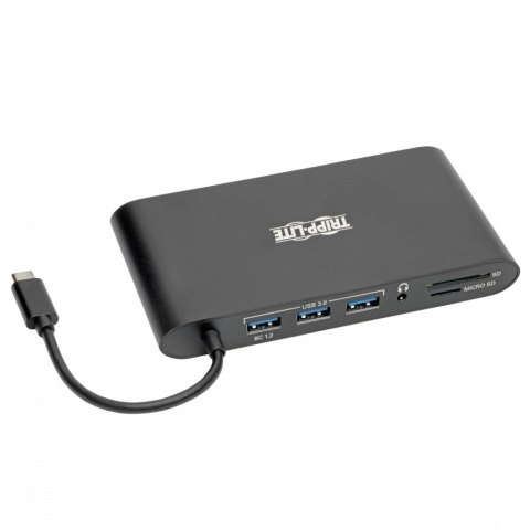 Stacja dokująca USB-C, podwójny wyświetlacz 4K HDMI/mDP, VGA, USB 3.2 Gen 1, koncentrator USB-A/C, GbE, karta pamięci, ładowanie Stacja dokująca USB-C, podwójny wyświetlacz 4K HDMI/mDP, VGA, USB 3.2 Gen 1, koncentrator USB-A/C, GbE, karta pamięci, ładowanie