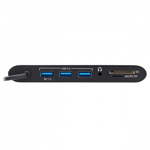 Stacja dokująca USB-C, podwójny wyświetlacz 4K HDMI/mDP, VGA, USB 3.2 Gen 1, koncentrator USB-A/C, GbE, karta pamięci, ładowanie Stacja dokująca USB-C, podwójny wyświetlacz 4K HDMI/mDP, VGA, USB 3.2 Gen 1, koncentrator USB-A/C, GbE, karta pamięci, ładowanie