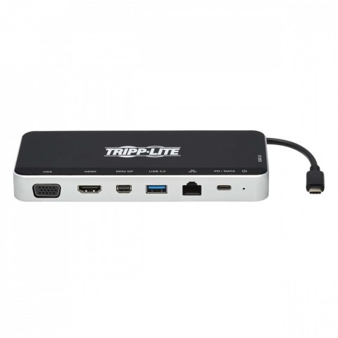 Stacja dokująca USB, potrójny wyświetlacz 4K HDMI i mDP, VGA, USB 3.2 Gen 1, koncentrator USB-A/C, GbE, ładowanie PD 60W U442- Stacja dokująca USB, potrójny wyświetlacz 4K HDMI i mDP, VGA, USB 3.2 Gen 1, koncentrator USB-A/C, GbE, ładowanie PD 60W U442-