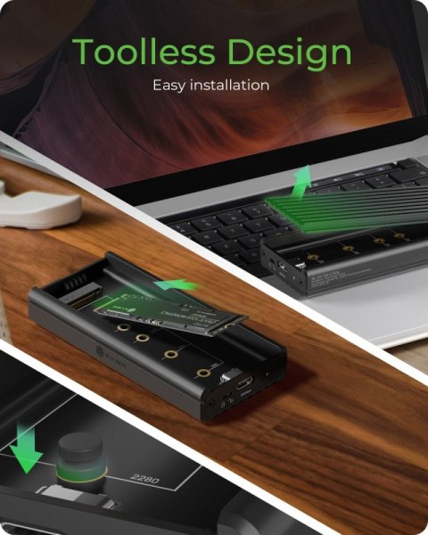 Obudowa IB-1917M-C32a NVMe USB 3.2 Gen 2x2, 20 Gbit/s