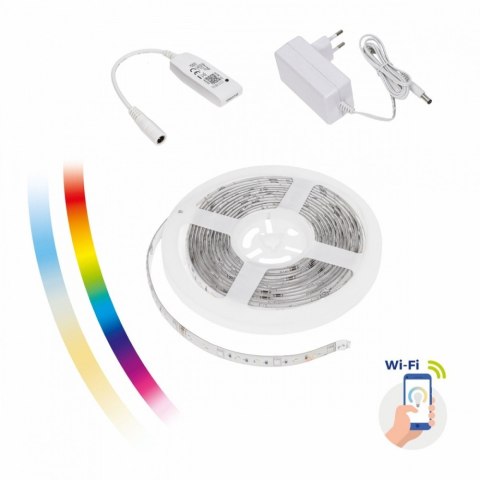 ZESTAW PASEK LED TUYA WIFI 17W 5M RGBW+CCT+DIM SPECTRUM SMART ZESTAW PASEK LED TUYA WIFI 17W 5M RGBW+CCT+DIM SPECTRUM SMART