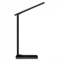 Lampa biurkowa LED z ładowarką indukcyjną LEDITOU MT222K (Czarna)