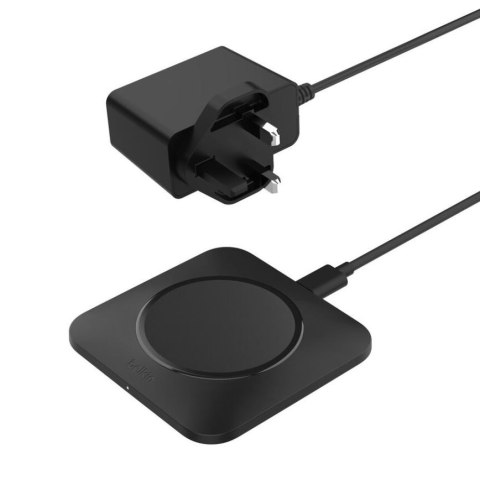 Podkładka ładująca bezprzewodowa BoostCharge Qi 15W czarna Podkładka ładująca bezprzewodowa BoostCharge Qi 15W czarna