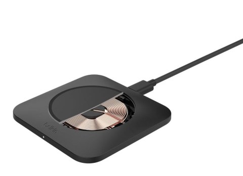 Podkładka ładująca bezprzewodowa BoostCharge Qi 15W czarna Podkładka ładująca bezprzewodowa BoostCharge Qi 15W czarna