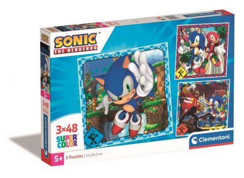 Puzzle 3x48 elementów Sonic Puzzle 3x48 elementów Sonic