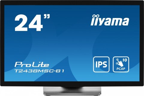 Monitor 24 cale T2438MSC-B1 IPS,FHD,DP,HDMI,2x2W,2xUSB,600(cd/m2), 10pkt.7H,IP1X(FRONT),PION/POZIOM Monitor 24 cale T2438MSC-B1 IPS,FHD,DP,HDMI,2x2W,2xUSB,600(cd/m2), 10pkt.7H,IP1X(FRONT),PION/POZIOM
