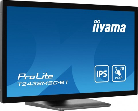 Monitor 24 cale T2438MSC-B1 IPS,FHD,DP,HDMI,2x2W,2xUSB,600(cd/m2), 10pkt.7H,IP1X(FRONT),PION/POZIOM Monitor 24 cale T2438MSC-B1 IPS,FHD,DP,HDMI,2x2W,2xUSB,600(cd/m2), 10pkt.7H,IP1X(FRONT),PION/POZIOM