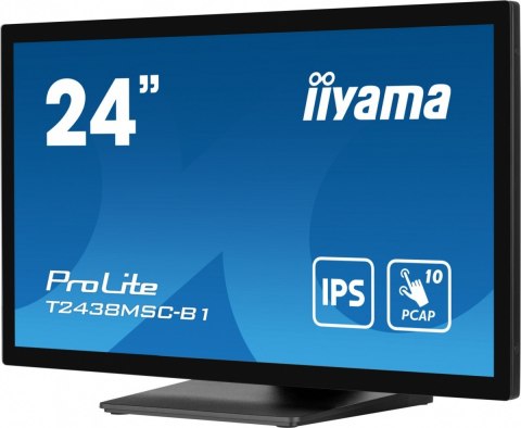 Monitor 24 cale T2438MSC-B1 IPS,FHD,DP,HDMI,2x2W,2xUSB,600(cd/m2), 10pkt.7H,IP1X(FRONT),PION/POZIOM Monitor 24 cale T2438MSC-B1 IPS,FHD,DP,HDMI,2x2W,2xUSB,600(cd/m2), 10pkt.7H,IP1X(FRONT),PION/POZIOM