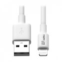 USB-A/Lithening Kabel Bialy USB2.0 0.9m