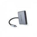 Stacja dokująca USB-C Portable 4-in-1 D ock 4K 2xHDMI 100W PD