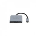 Stacja dokująca USB-C Portable 4-in-1 D ock 4K 2xHDMI 100W PD