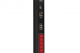 Listwa zasilająca SMART PDU, wtyk IEC 60309 32A/400V, gniazda 18xC13 10A/250V, 6xC19 16A/250V, 32A