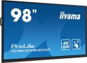 Monitor 97.5 cala ProLite TE9812MIS-B3AG,INFRARED,40pkt,IPS,4K, 24/7, 7H, WiFi,VGA, HDMI, USB-c, Bluetooth,metal,8ms, vesa, głoś