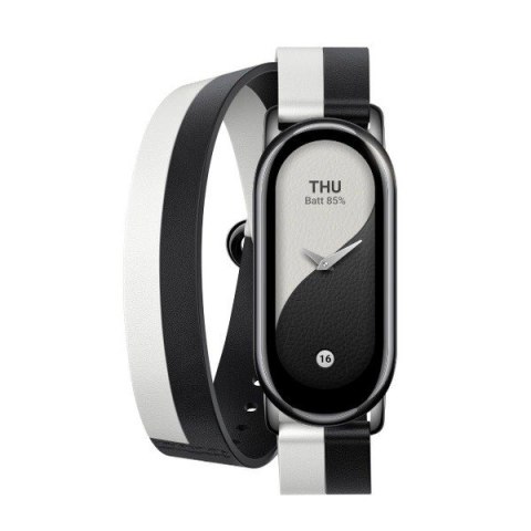 Opaska Smartband 8 Double Wrap Strap Black and White Opaska Smartband 8 Double Wrap Strap Black and White