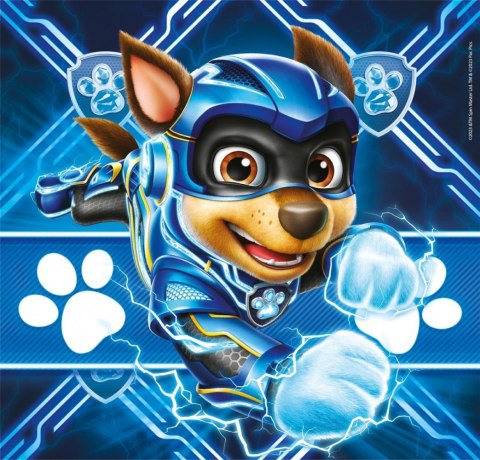 Puzzle 3x48 elementów Super Kolor Psi Patrol The Mighty Movie