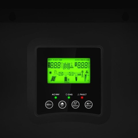 Inwerter solarny falownik Off Grid z ładowarką solarną MPPT 24VDC 230VAC 3000VA/3000W Czysta sinusoida Inwerter solarny falownik Off Grid z ładowarką solarną MPPT 24VDC 230VAC 3000VA/3000W Czysta sinusoida