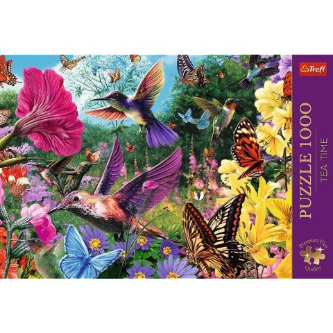 Puzzle 1000 elementów Premium Plus Tea Time Ogród ptaków