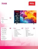 Telewizor LED 75 cali 75V6B