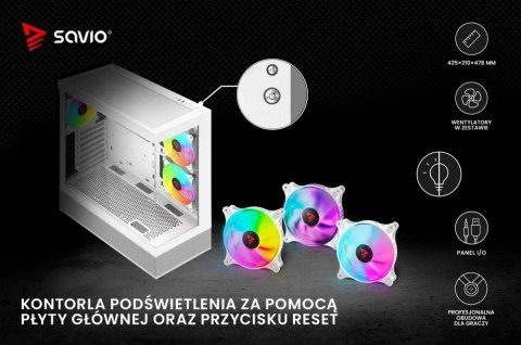 Obudowa komputerowa SIGMA X1 WHITE Obudowa komputerowa SIGMA X1 WHITE