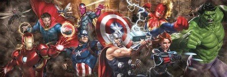 Puzzle 1000 elementów Panorama Collection The Avengers