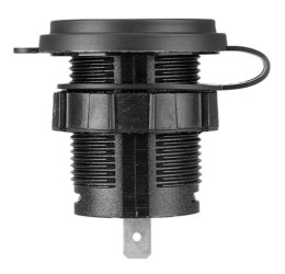 Ładowarka samochodowa montażowa USB+USB-C M18A woltomierz