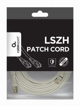 Patch cord kat.6A S/FTP LSZH 15m szary