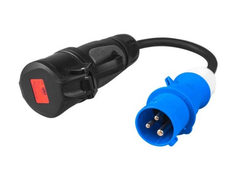 Przejściówka Adapter siłowy CEE 16A 400V 5P do CEE 16A 3P 230V Przejściówka Adapter siłowy CEE 16A 400V 5P do CEE 16A 3P 230V
