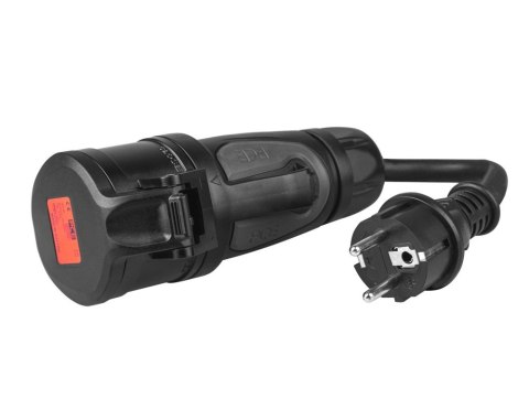 Przejściówka Adapter siłowy CEE 16A 400V 5P do Schuko 230V Przejściówka Adapter siłowy CEE 16A 400V 5P do Schuko 230V
