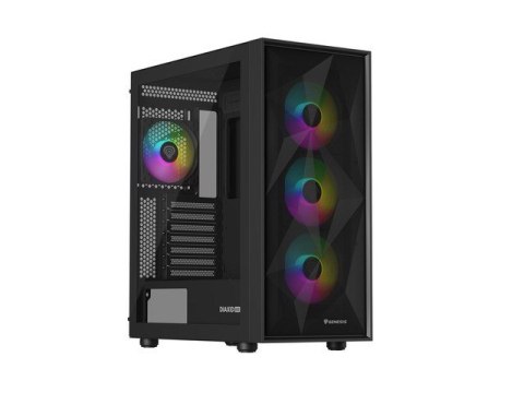 Obudowa Genesis Diaxid 605 ARGB MIDI TOWER USB-C Czarna Obudowa Genesis Diaxid 605 ARGB MIDI TOWER USB-C Czarna