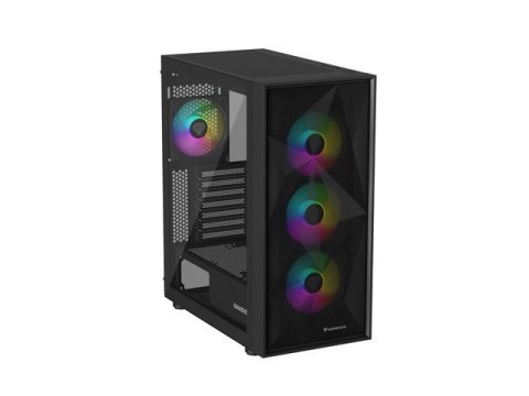 Obudowa Genesis Diaxid 605 ARGB MIDI TOWER USB-C Czarna Obudowa Genesis Diaxid 605 ARGB MIDI TOWER USB-C Czarna