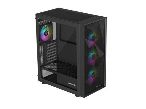 Obudowa Genesis Diaxid 605 ARGB MIDI TOWER USB-C Czarna Obudowa Genesis Diaxid 605 ARGB MIDI TOWER USB-C Czarna
