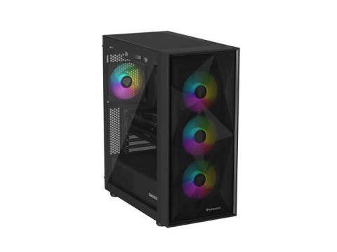 Obudowa Genesis Diaxid 605 ARGB MIDI TOWER USB-C Czarna Obudowa Genesis Diaxid 605 ARGB MIDI TOWER USB-C Czarna