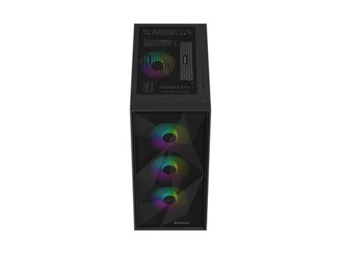 Obudowa Genesis Diaxid 605 ARGB MIDI TOWER USB-C Czarna Obudowa Genesis Diaxid 605 ARGB MIDI TOWER USB-C Czarna