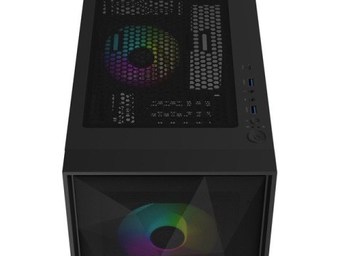 Obudowa Genesis Diaxid 605 ARGB MIDI TOWER USB-C Czarna Obudowa Genesis Diaxid 605 ARGB MIDI TOWER USB-C Czarna
