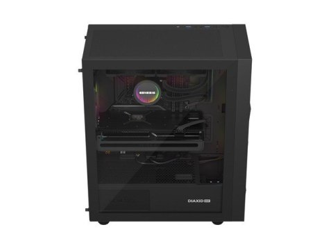 Obudowa Genesis Diaxid 605 ARGB MIDI TOWER USB-C Czarna Obudowa Genesis Diaxid 605 ARGB MIDI TOWER USB-C Czarna