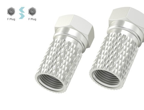 Wtyk F 6,8mm 2 szt. Wtyk F 6,8mm 2 szt.