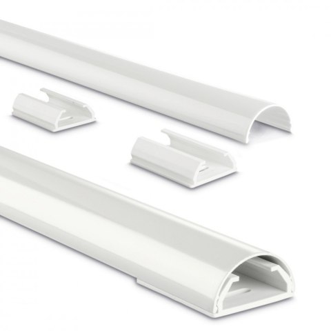 Maskownica do kabli aluminiowa 110cm Biała Maskownica do kabli aluminiowa 110cm Biała