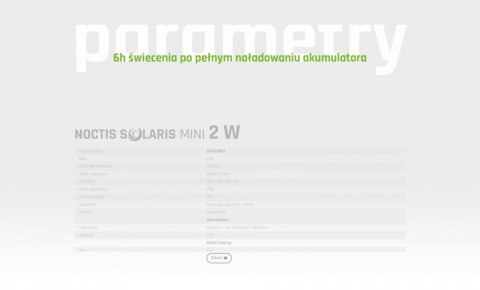 Naświetlacz solarny Noctis Solaris Mini IP65 Naświetlacz solarny Noctis Solaris Mini IP65