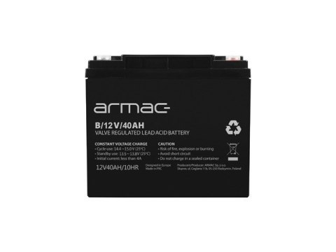 Akumulator 12v agm 12v 40ah uniwersalny B/12V/40AH Akumulator 12v agm 12v 40ah uniwersalny B/12V/40AH