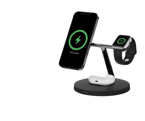 Ładowarka bezprzewodowa Boost Charge Pro 3w1 Qi2 15W czarna Ładowarka bezprzewodowa Boost Charge Pro 3w1 Qi2 15W czarna