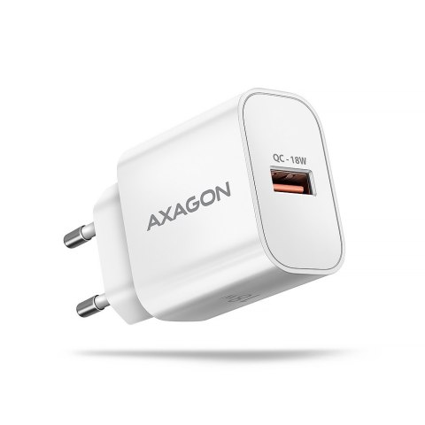 ACU-QC18W Ładowarka sieciowa QC 18W, 1x port USB-A, QC3.0/AFC/FCP/SMART Biała ACU-QC18W Ładowarka sieciowa QC 18W, 1x port USB-A, QC3.0/AFC/FCP/SMART Biała