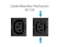 Listwa zasilająca rack pdu 19" 16a 20x iec c13 4 x iec c19 3m IEC 309 miernik pionowa