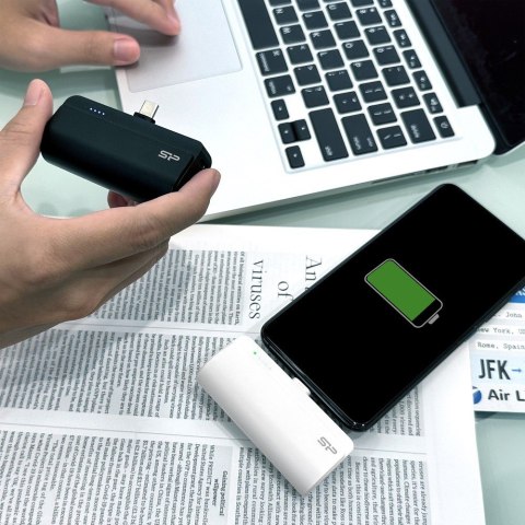 Power Bank QD50 USB-C 5000 mAh MINI biały Power Bank QD50 USB-C 5000 mAh MINI biały