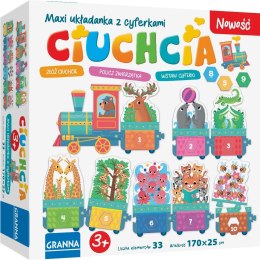 Puzzle Maxi układanka z dziurkami Ciuchcia