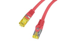 Patchcord kat.6 S/FTP 3m czerwony