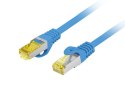 Patchcord kat.6 S/FTP 5m niebieski